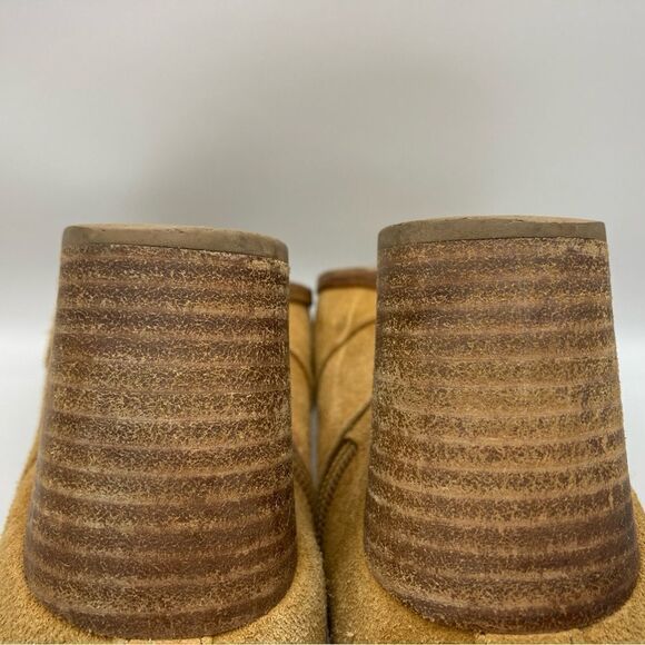 Tory Burch Sabe Caramel Suede Women’s Boots 10M - Picture 10 of 12